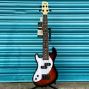 Kala UBass Solid Body Ukuele Electric Bass - Sunburst (Left-Handed) Inc. Padded Gig Bag