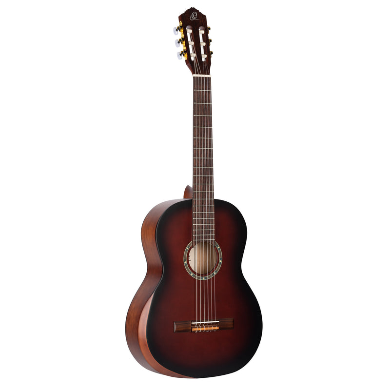 ORTEGA Student Series Pro DeLuxe 4/4 Classical Guitar - Solid Spruce / Catalpa Bourbon Fade