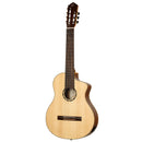 Ortega Family Series Pro Electro Classical Guitar 7 String - Solid Spruce / Sapele Natural + Padded Gig Bag