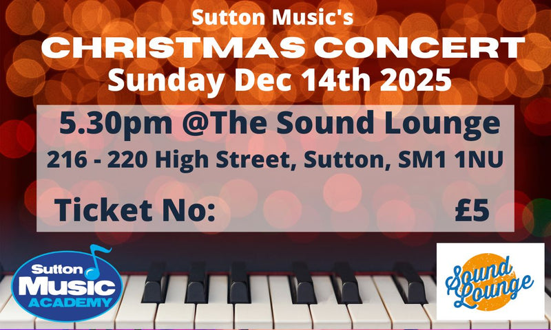 Christmas 2025 Piano Concert Ticket