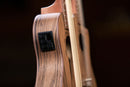 ORTEGA HYDRA-BSTE Custom Built Series Double-Neck UkeBass / Tenor Ukulele - Paldao Natural + Bag