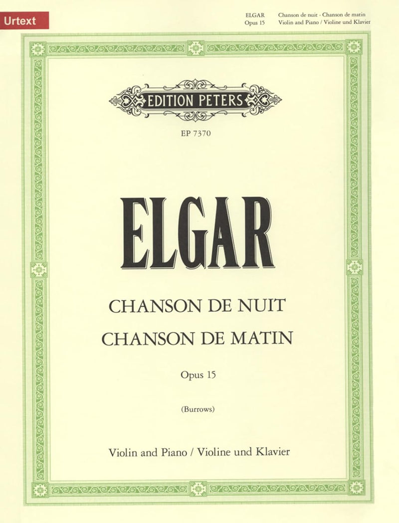 Edward Elgar Chanson de matin - Chanson de nuit