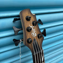 Cort C5 Plus 5 String Bass Guitar OVMH - Antique Brown Burst