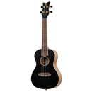 Ortega Element Series Concert Ukulele 4 String - Spruce / Catalpa Metallic Black + Bag