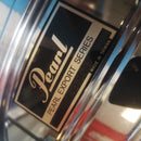 Pre-loved Pearl Export 14"x 6.5" steel shell snare drum inc. case & external dampner