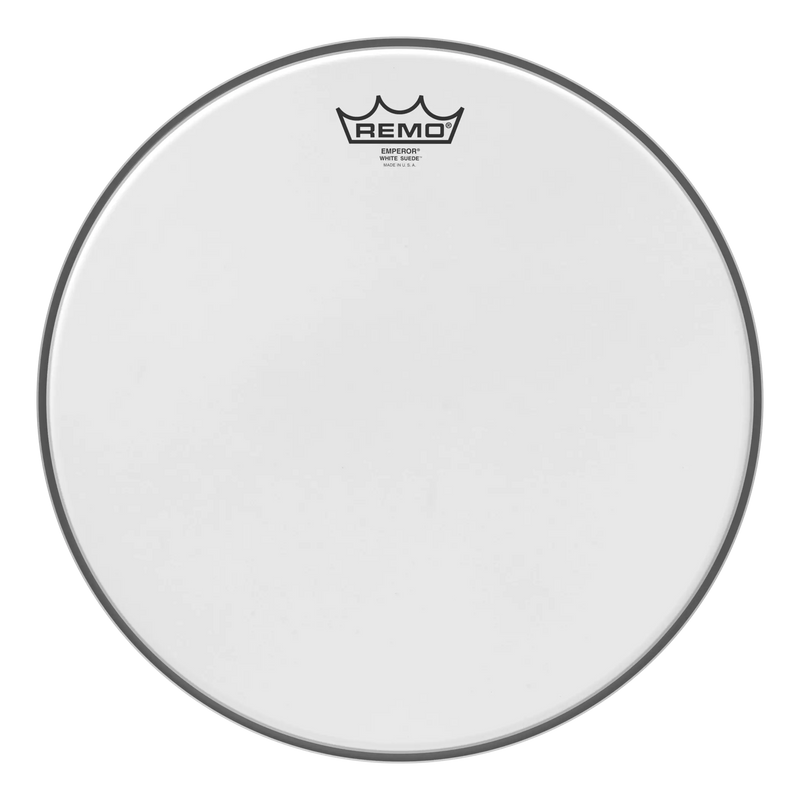 Remo Emperor White Suede Drum Heads