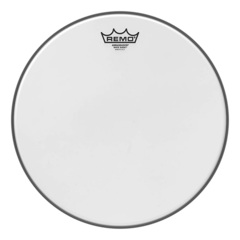 Remo Ambassador White Suede Drum Heads