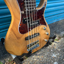 Aria 313 MK2 5 String Detroit Bass - Natural Finish