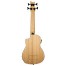 ORTEGA Bamboo Series Short Scale Uke Bass 4 String - Solid Bamboo + Bag