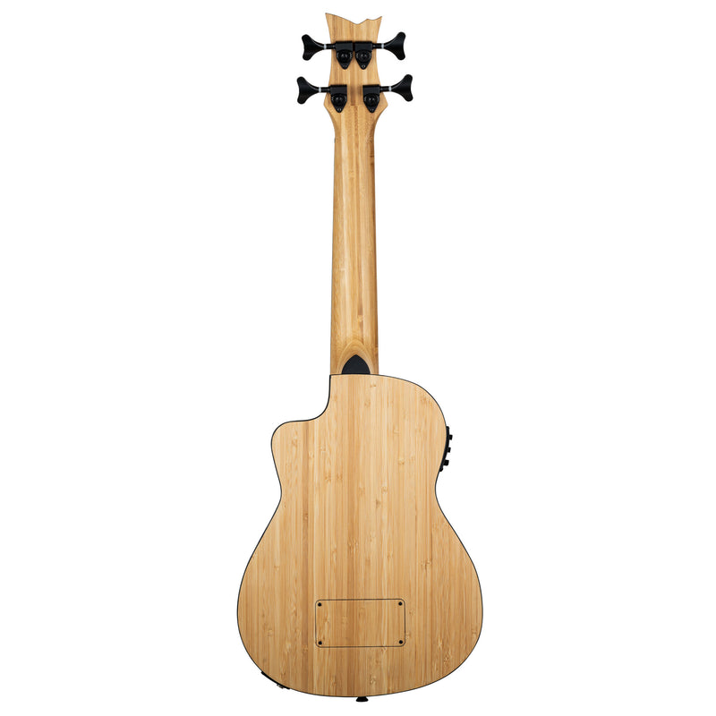 ORTEGA Bamboo Series Short Scale Uke Bass 4 String - Solid Bamboo + Bag