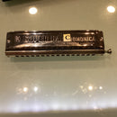 Hohner Super 64 Chromonica Chromatic Harmonica – Key of C – 16 Hole Professional Model