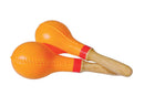 Maracas - Orange, Large Size Pair