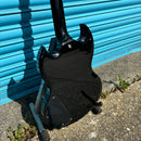 B-Stock Vintage V69 SG Style Electric Guitar Gloss Black