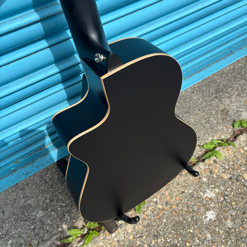 Ortega Family Series 3/4 Electro Classical Guitar  - Satin Black with Padded Gig Bag -