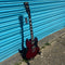 Vintage V69 SG Style Electric Guitar Cherry Red