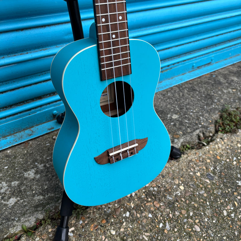 Ortega Earth Series Concert Ukulele Lagoon Blue RULAGOON