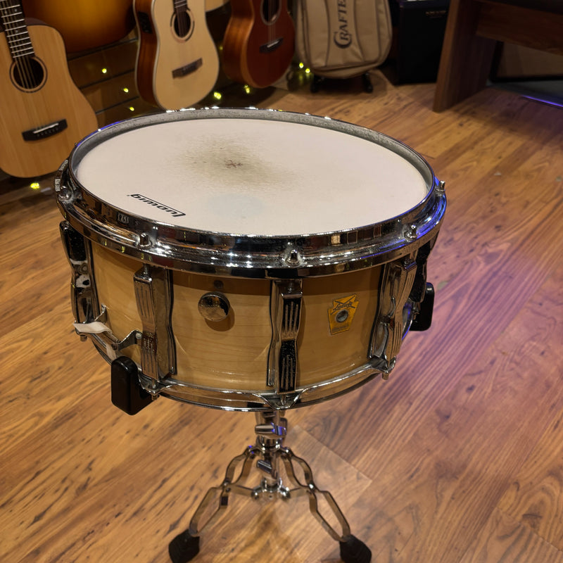 Pre-Loved Ludwig 14" x 6.5" Classic Maple Shell Snare Drum  (1980s)