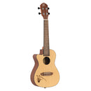 ORTEGA Bonfire Series Electro Concert Ukulele 4 String Lefty - Spruce/Sapele Natural