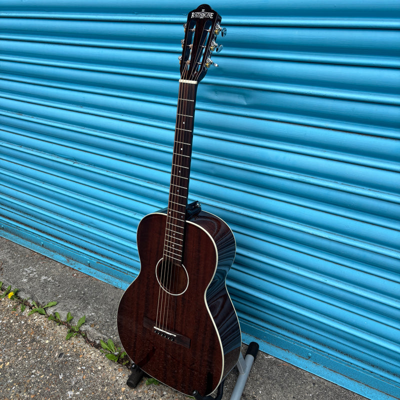 Pre-Loved Rathbone N.O 6  Solid Mahogany Top Acoustic Guitar