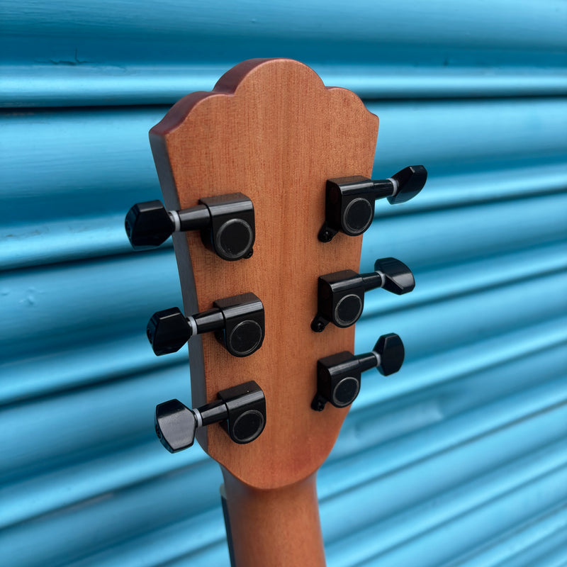 Washburn VITE S9V Bella Tono Studio Cutaway Electro Acoustic Guitar Gloss Charcoal Burst