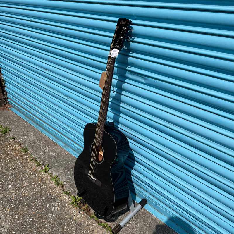Cort L60 Solid Spruce Acoustic Guitar - Black