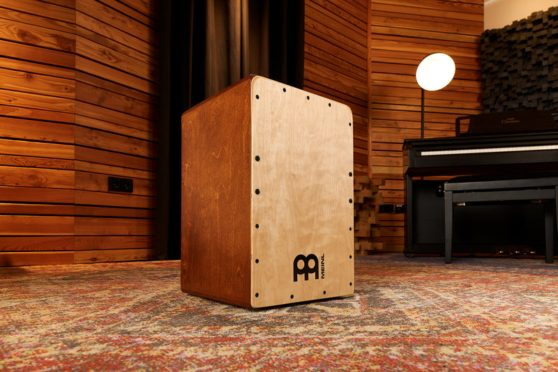 MEINL Percussion Snarecraft Series Snare Cajon 80 - Baltic Birch/Almond Birch