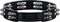 MEINL Percussion Headliner® Series Molded ABS Tambourine - 10" Black
