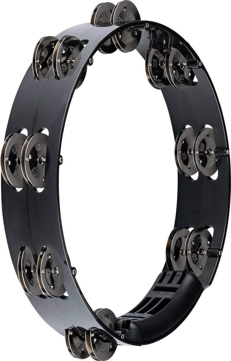 MEINL Percussion Headliner® Series Molded ABS Tambourine - 10" Black