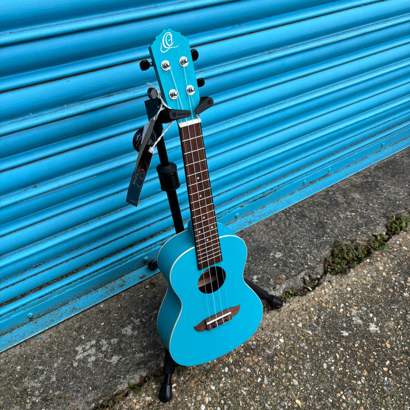 Ortega Earth Series Concert Ukulele Lagoon Blue RULAGOON