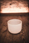 MEINL Sonic Energy White-Frosted Crystal Singing Bowl 8" - F4/Heart Chakra/432 Hz