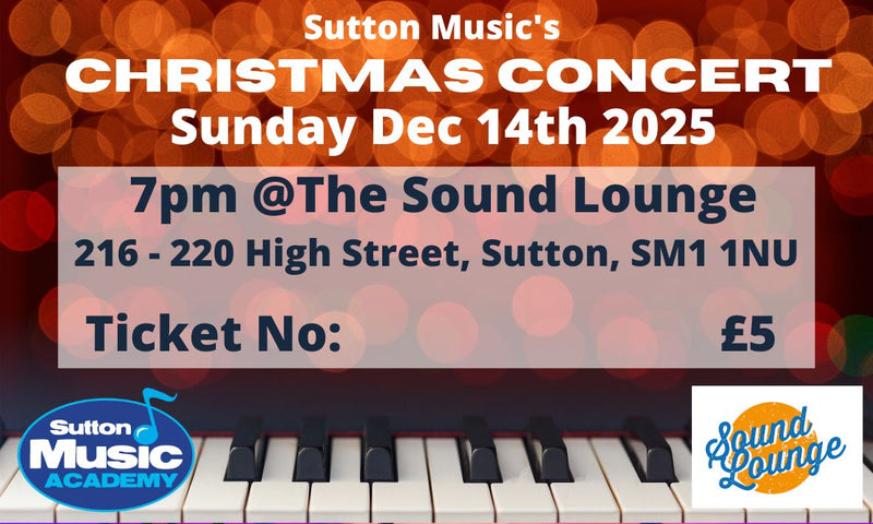 Christmas 2025 Piano Concert Ticket