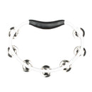 MEINL Percussion Headliner® Series Molded ABS Dual-Row Tambourine - White