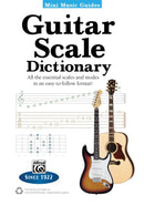 Mini Music Guides Guitar Scale Dictionary