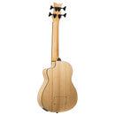 ORTEGA Bamboo Series Short Scale Uke Bass 4 String - Solid Bamboo + Bag