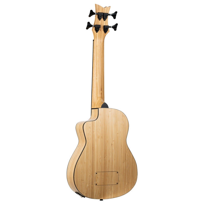 ORTEGA Bamboo Series Short Scale Uke Bass 4 String - Solid Bamboo + Bag