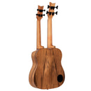 ORTEGA HYDRA-BSTE Custom Built Series Double-Neck UkeBass / Tenor Ukulele - Paldao Natural + Bag