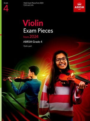ABRSM Violin Exam Pieces From 2024 - Violin Part Only NEW!