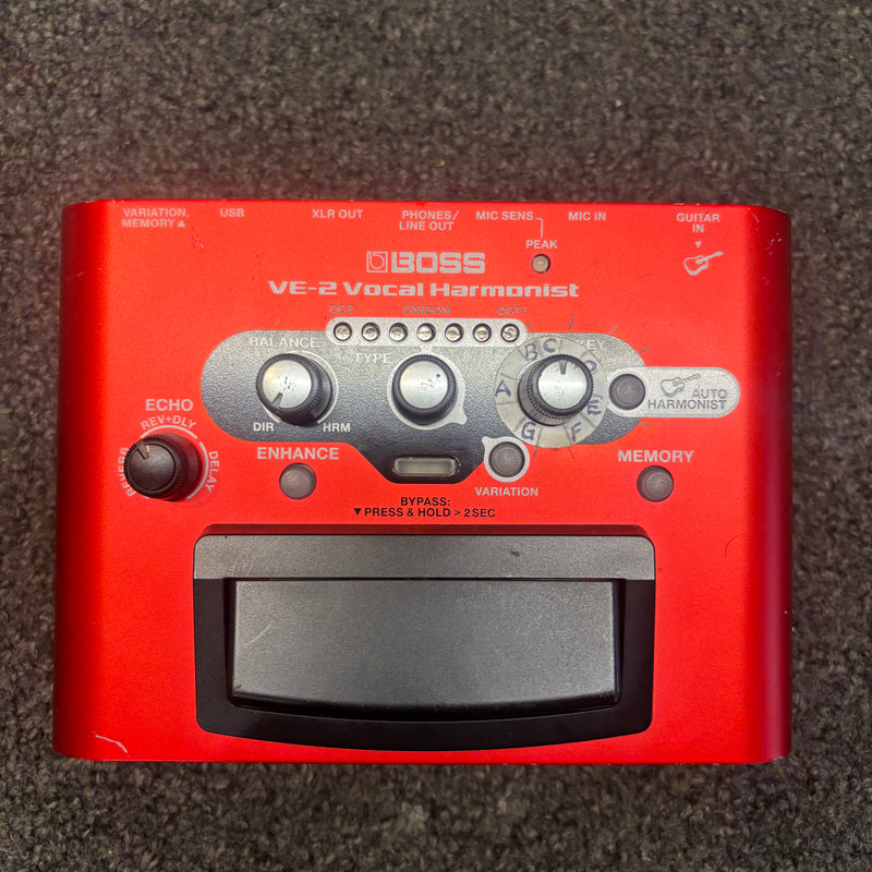 pedal boss ve 2 vocal harmonist Pre-Loved Boss VE-2 Vocal Harmonist Pedal – Sutton Music Centre