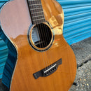 Crafter LX T-2000E Electro-Acoustic Guitar Solid Torrefied Alpine Spruce Top Inc. Padded Gig Bag