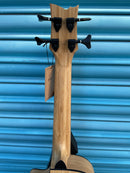 ORTEGA Bamboo Series Short Scale Uke Bass 4 String - Solid Bamboo + Bag