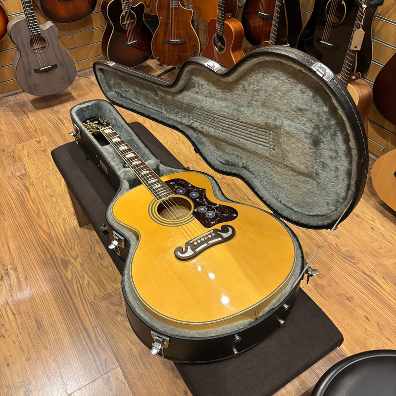 Pre-Loved Epiphone EJ-200 Natural Acoustic Guitar Inc Hardcase