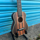 Snail UKS-220EQ Ebony Soprano Ukulele, Inc. Gig Bag