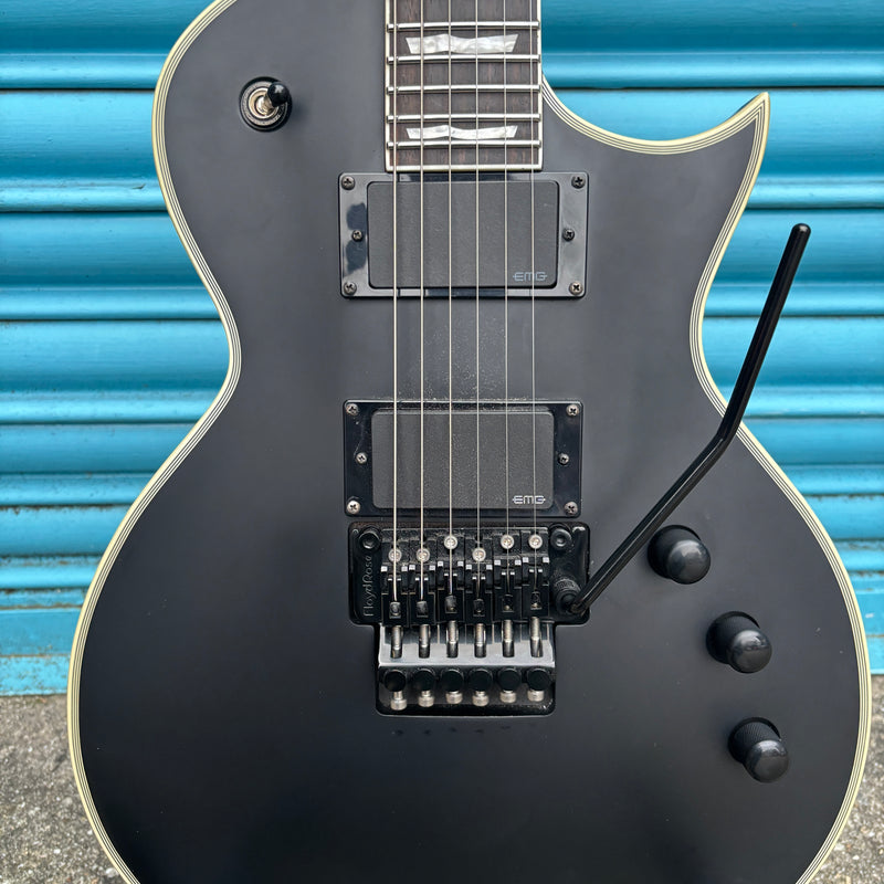 Pre-Loved ESP LTD ES-1000 Floyd Rose Satin Black Finish