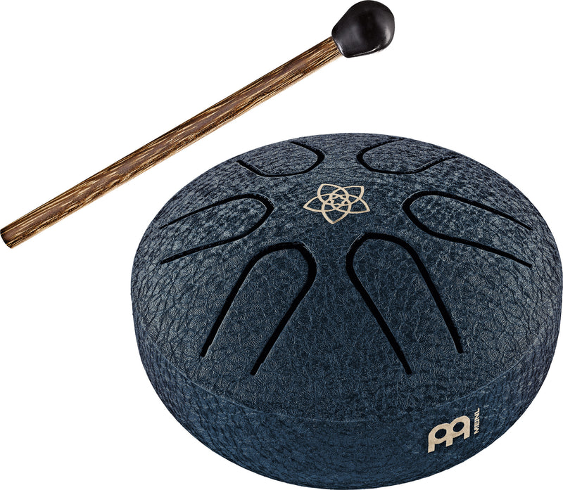 Meinl Sonic Energy Pocket Steel Tongue Drum A Major, 6 Notes - Navy Blue, Venus Flower / 3"/7,6 cm