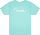 Fender Spaghetti Logo Tee - Daphne Blue