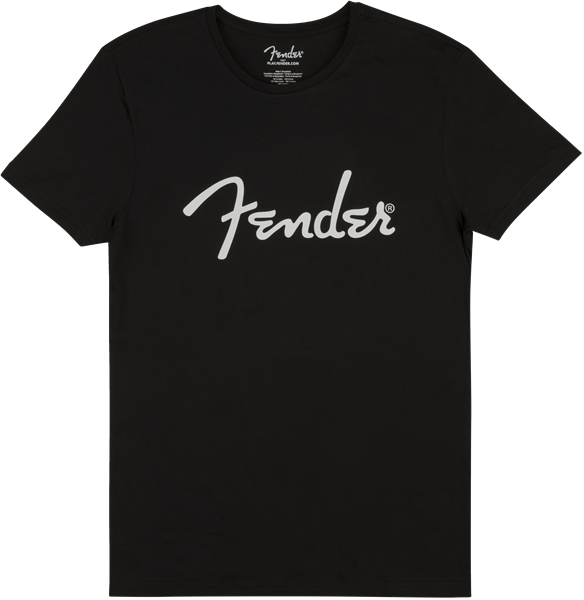 Fender Spaghetti Logo Tee - Black