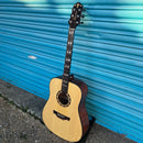 Crafter ABLE D620 N Dreadnaught Acoustic Guitar Solid Spruce Top Inc. Padded Gig Bag