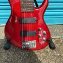 Cort Action VI Plus 6 String Electric Bass in Trans Red