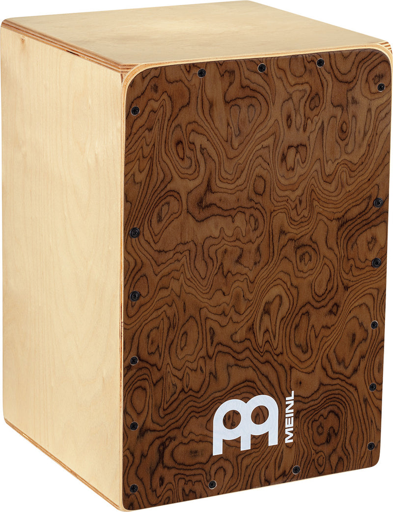 MEINL Percussion Snarecraft Series Snare Cajon 80 - Burl Wood