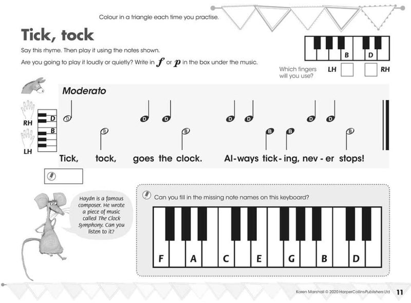 Get Set! Piano My First Piano Pieces, Puzzles & Activities